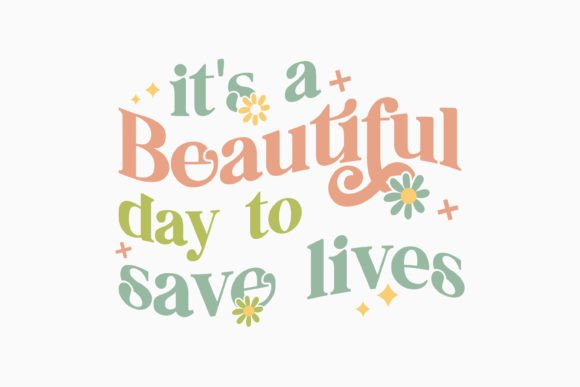 Beautiful Retro Nurse Quote SVG for Graphics and Crafts