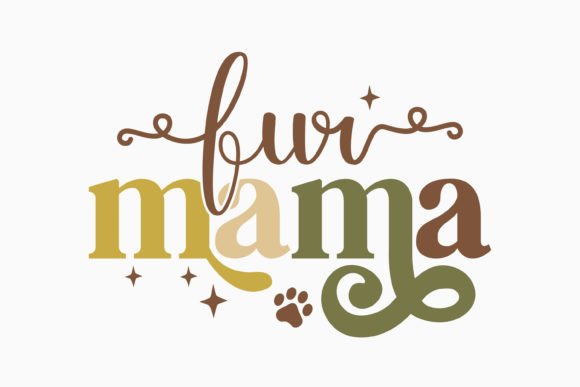 Fur Mama: A Charming Graphics Asset for Crafts and Branding