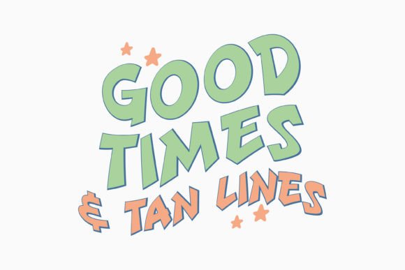 Good Times and Retro Summer Quote SVG: A Graphics Gem for Crafts