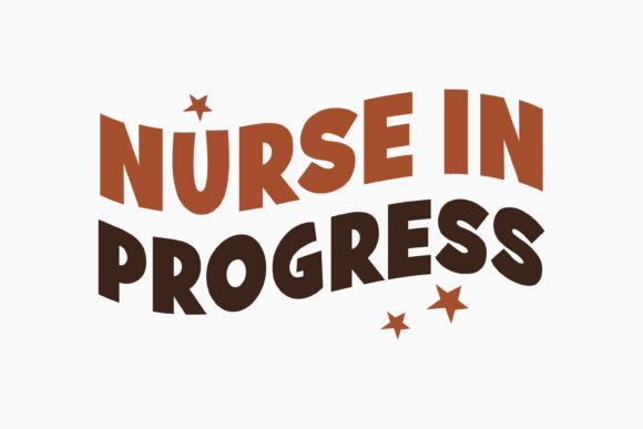 Nurse in Progress: A Charming Addition to Crafts and Graphics