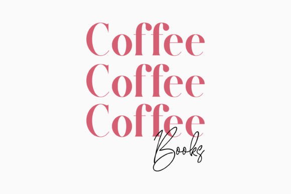 Retro Coffee Books Quote SVG for Local Business Graphics
