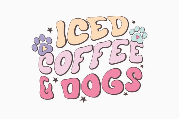 Retro Dog Quote SVG for Coffee Shops and Crafts