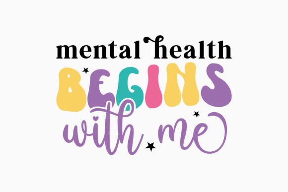 Retro Mental Health SVG: A Versatile Graphic for Crafts