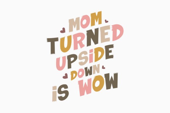 Retro Mothers Day Graphics for Local Crafts and Branding
