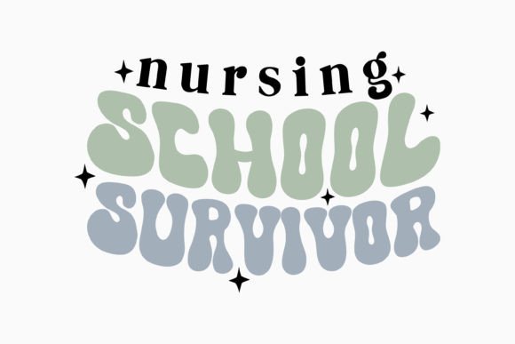 Retro Nurse Quote Graphics for Crafts and DIY Projects