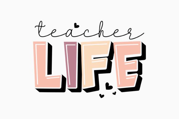 Retro Teacher SVG for Graphics and Crafts